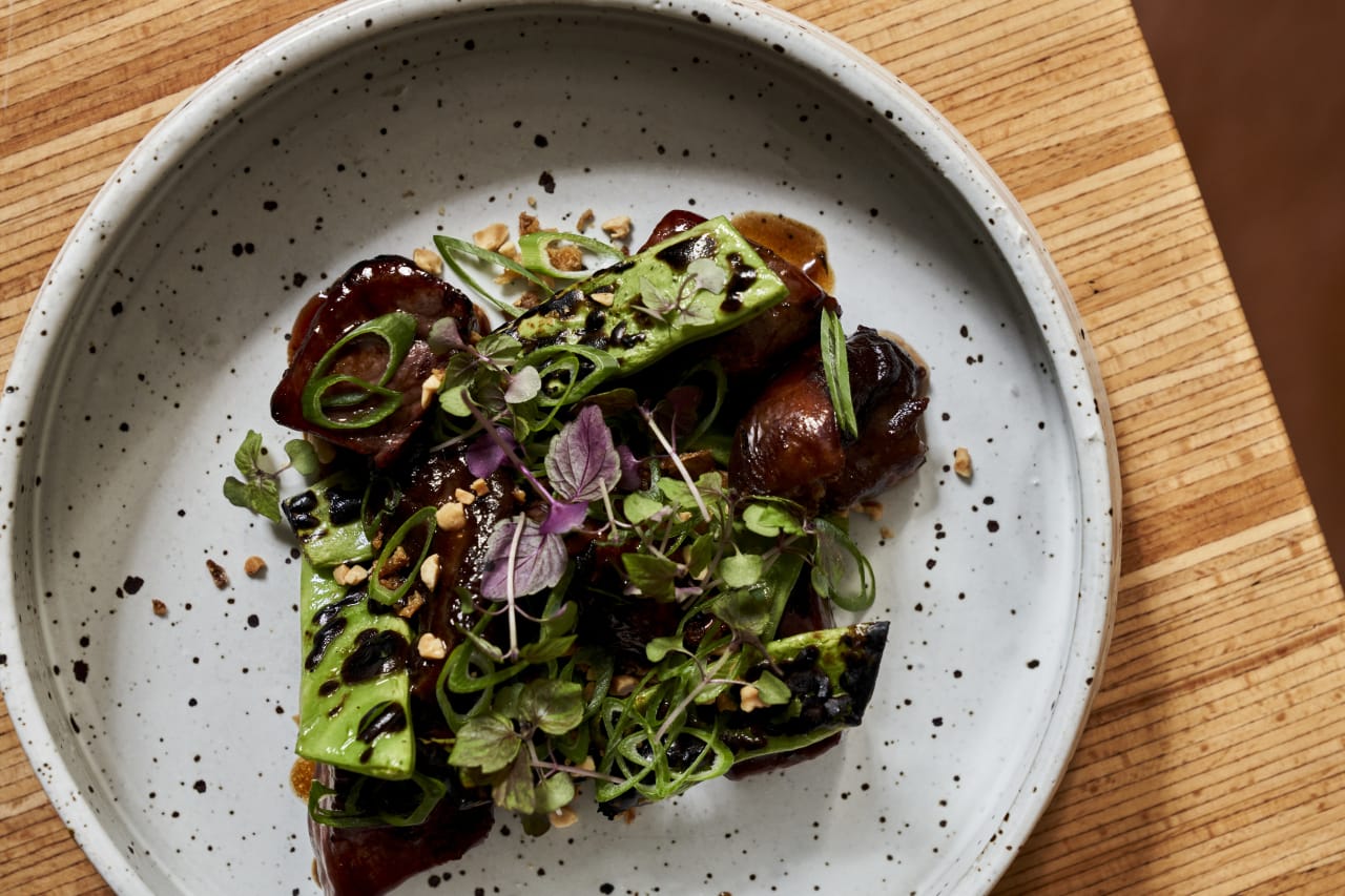 Wagyu Rump Cap with ThreeCup Sauce